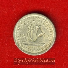 10 центов 1955 года Кирибати